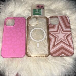 Velvet caviar and clear magsafe iphone 12/12 pro cases